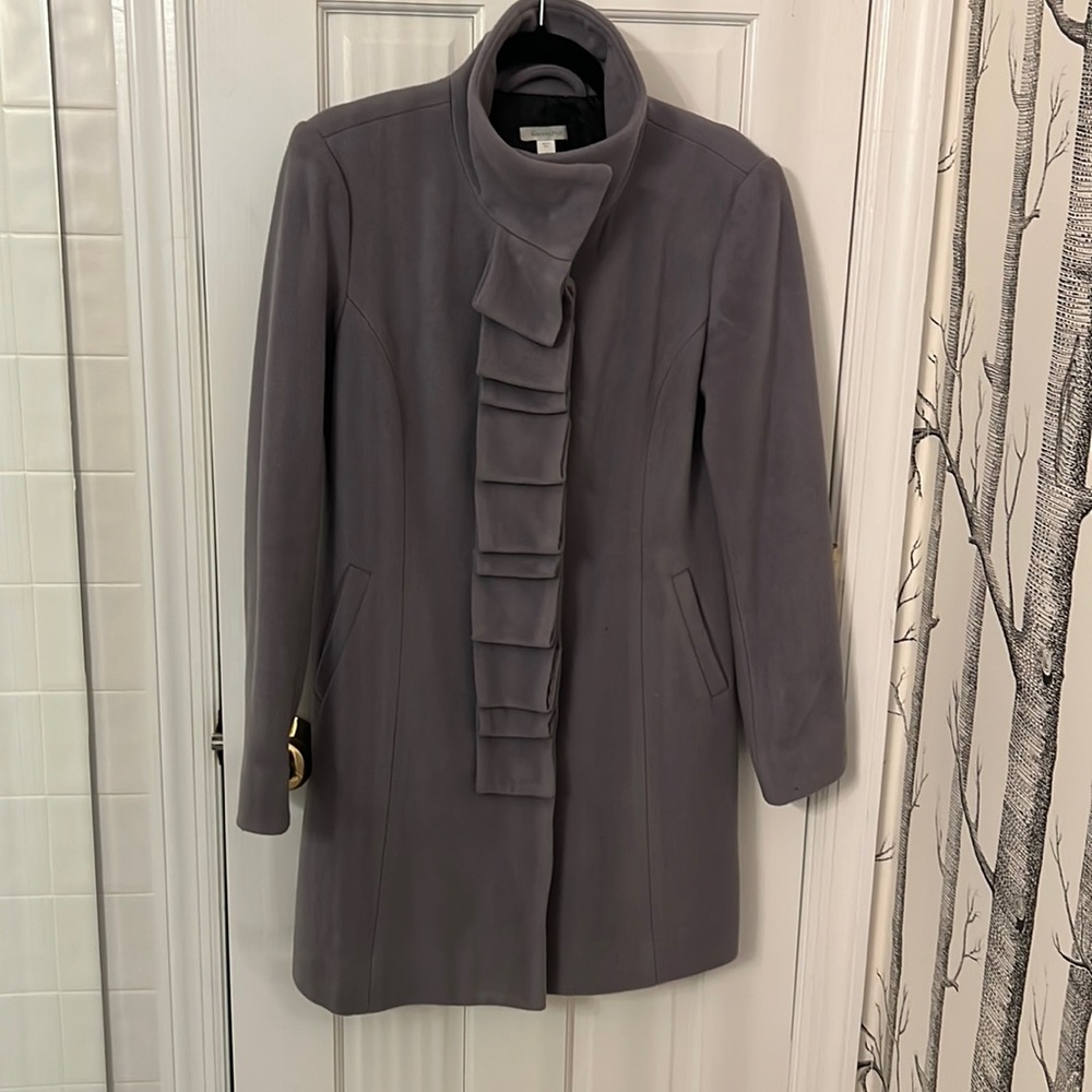 Garnet Hill gray wool coat, size 4